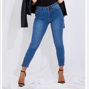 PLT Petite✨Midwash Ankle Skinny Jeans